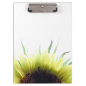 Aufgehende Sonnesonnenblume Klemmbrett (Vorderseite)