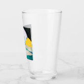 Aufgehende Supermond-Landschaft Glas (Links)