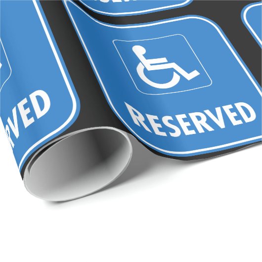 Aufgehoben für Handikaps Geschenkpapier (Rolleneckpunkt)