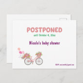 Aufgehobene Kinderdusche mit Umschulung Datum UAWG Ankündigungspostkarte (Vorne/Hinten)