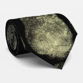 Aufgehobener Schleifen-Fingerabdruck Krawatte (Gerollt)