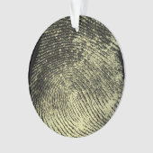 Aufgehobener Schleifen-Fingerabdruck Ornament (Vorderseite)