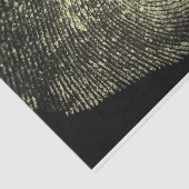 Aufgehobener Schleifen-Fingerabdruck Seidenpapier (Ausschnitt)