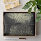 Aufgehobener Schleifen-Fingerabdruck Seidenpapier (Geschenk)