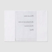 Aufgehobenes französisches Skript für Seidenpapier (Vorderseite)