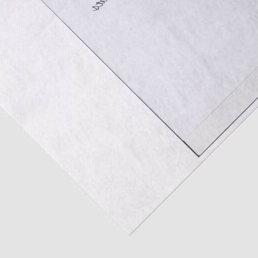 Aufgehobenes französisches Skript für Seidenpapier (Ausschnitt)