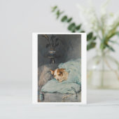 Aufgeklappt - Hund Postkarte (Stehend Vorderseite)