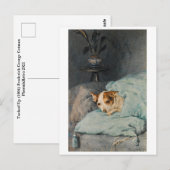 Aufgeklappt - Hund Postkarte (Vorne/Hinten)