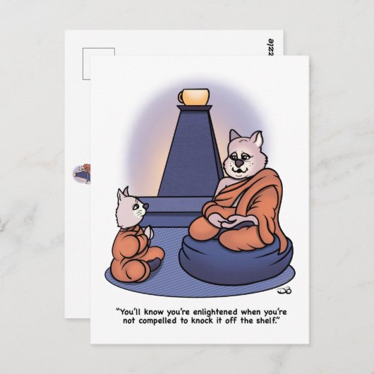 aufgeklärt postkarte (Vorne/Hinten)