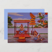 aufgeklärte Buddha Postkarte (Vorne/Hinten)