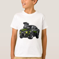 Aufgeladener Snake-Eye Muscle Car