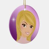 Aufgeputzte Diva - SRF Keramikornament (Rechts)