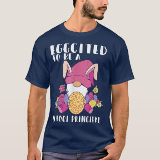Aufgeregt, ein Schulgnom-Hase-Ostern zu sein T-Shirt