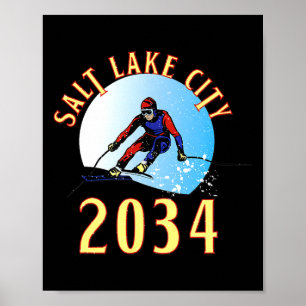 Aufgeregt für 2034 für Salt Lake City Utah  Poster