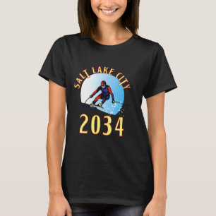 Aufgeregt für 2034 für Salt Lake City Utah  T-Shirt