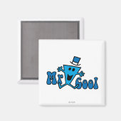 Aufgeregt Mr. Cool Jumping for Joy Magnet (Vorderseite/Rückseite)