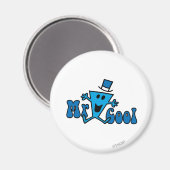 Aufgeregt Mr. Cool Jumping for Joy Magnet (Vorderseite/Rückseite)