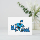 Aufgeregt Mr. Cool Jumping for Joy Postkarte (Stehend Vorderseite)
