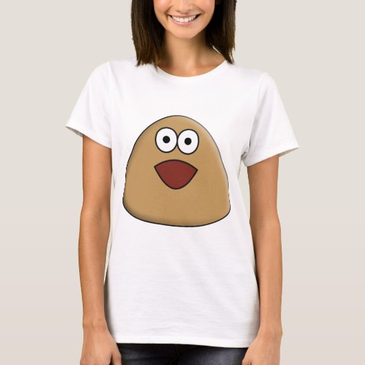 Aufgeregt Pou - T - Shirt (Vorderseite)