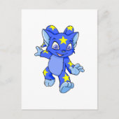 Aufgeregt Starry Acara Postkarte (Vorderseite)