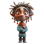 Aufgeregt Weihnachtself Männer T-Shirt