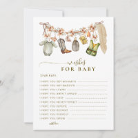 Aufgeregte Wünsche für die Kinderkarte abziehen