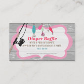 Aufgeregte, zum Angeln passende Windelkreuze Begleitkarte (Vorderseite)