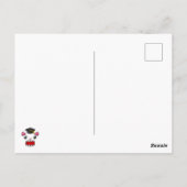 Aufgeregter Abschluss Postkarte (Rückseite)