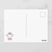 Aufgeregter Abschluss Postkarte (Rückseite)