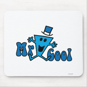 Aufgeregter Herr Cool springt vor Freude Mousepad