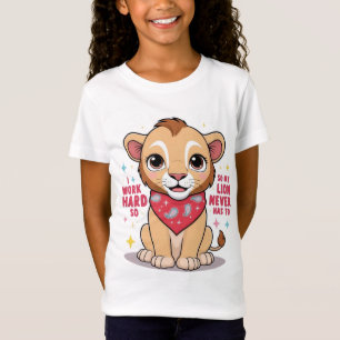 Aufgeregter Löwe - Joyful Jumping Lion Cub T - Shi T-Shirt