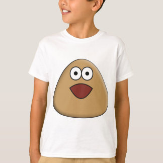 Aufgeregter Pou - Kids-T - Shirt