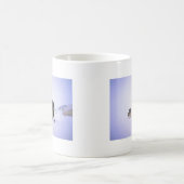 Aufgeregter Schlittenhund Kaffeetasse (Mittel)