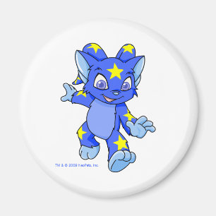 Aufgeregtes sternenklares Acara Magnet