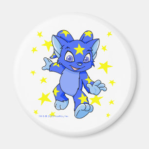 Aufgeregtes sternenklares Acara mit Sternexplosion Magnet