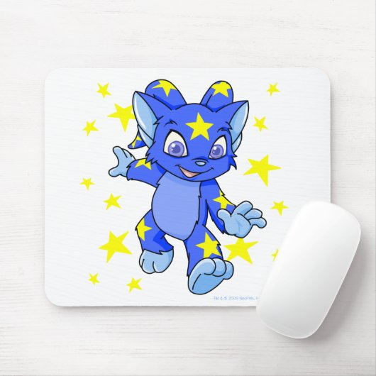 Aufgeregtes sternenklares Acara mit Sternexplosion Mousepad (Mit Mouse)