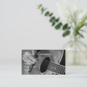 Aufgereihte Instrument-Visitenkarte Visitenkarte (Stehend Vorderseite)