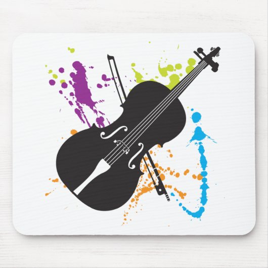 Aufgereihtes Instrument mousepad (Vorne)