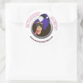 Aufgerissener Aufkleber für den Affen (Tasche)