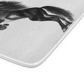 Aufgerissenes Pferdezuschnitt mit individuellem Te Schneidebrett (Ecke)