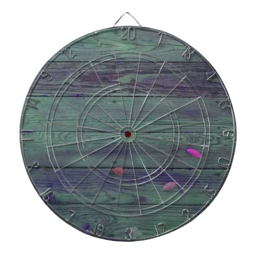Aufgerüstete Holzplanks Dartscheibe (vorne)