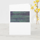 Aufgerüstete Holzplanks Karte (Gelbe Blume)