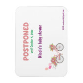 Aufgestellte Babydusche mit neuem Datum und neuem  Magnet (Vertikal)