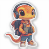 Aufgestickter Vinyl Sticker (Vorderseite)