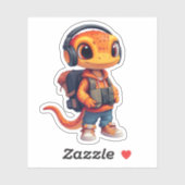 Aufgestickter Vinyl Sticker (Blatt)