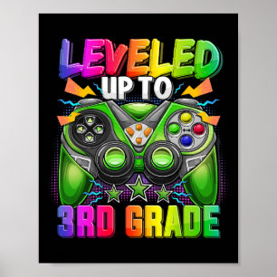 Aufgestiegen auf 3. Klasse Gamer Ck Zur Schule Ers Poster