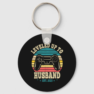 Aufgestiegen zum Ehemann Est 2025 Neu verheiratet  Schlüsselanhänger