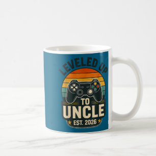 Aufgestiegen zum Onkel 2026 Gamer Gaming Schwanger Kaffeetasse