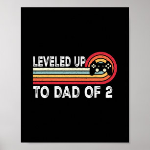 Aufgestiegen zum Vater von 2 Daddy Again Schwanger Poster