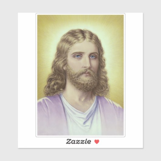Aufgestiegener Meister Jesus Christus Aufkleber (Blatt)
